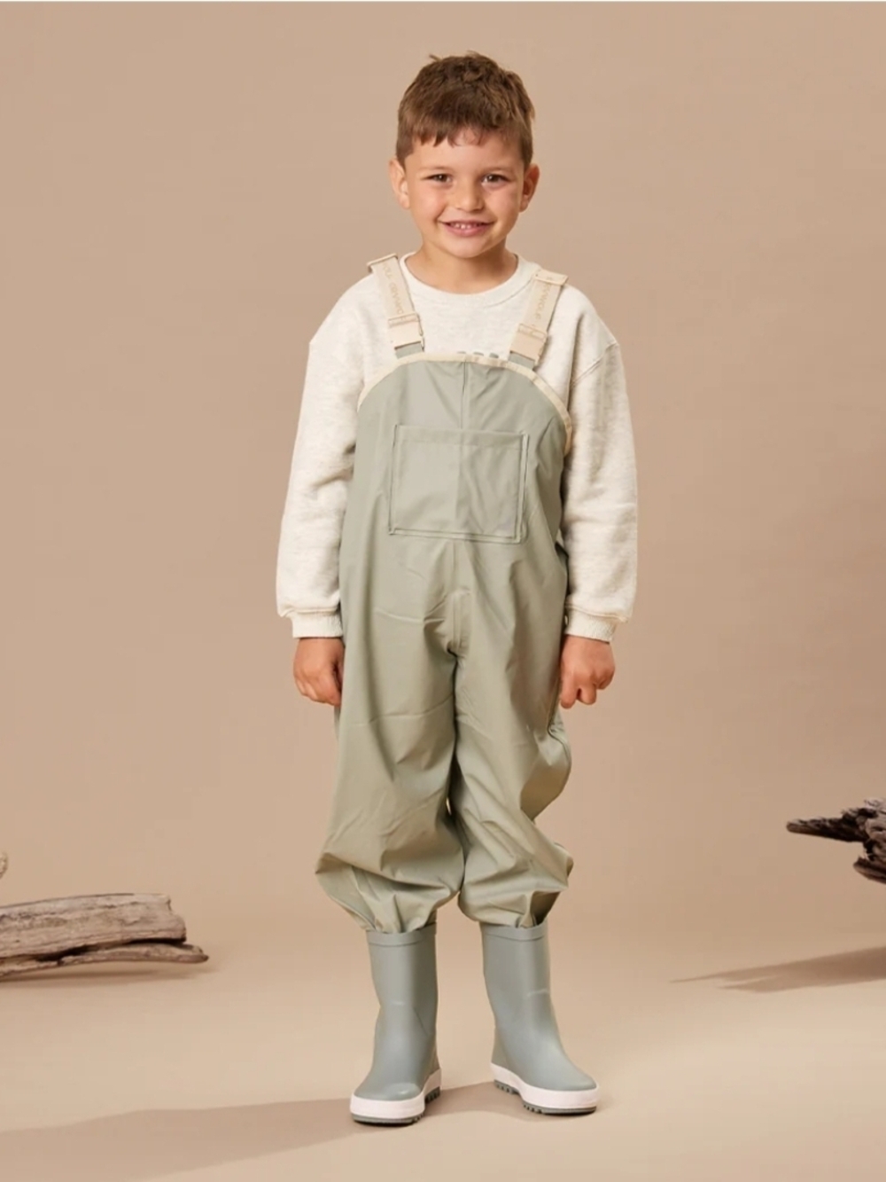 Zara Sage Green Waterproof Overalls - Picture 2 of 15